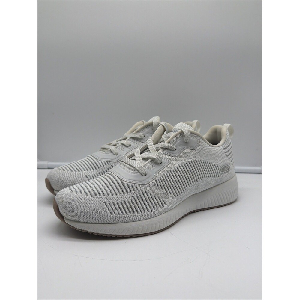 Skechers Bobs Sports Squad Glam White Sparkle Women’s Size 9 / 31347